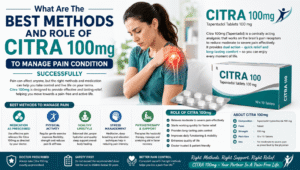 What Are The Best Methods And Role Of Citra 100mg To Manage Pain Condition Successfully